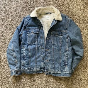H&M Denim Sherpa jacket